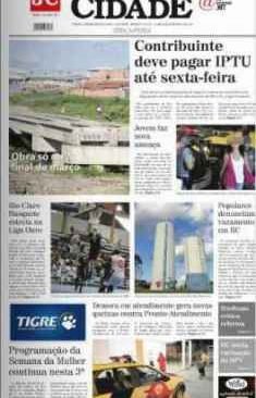 JORNAL CIDADE 11 DE MARÇO DE 2014