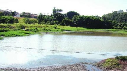 Nível baixo do reservatório em Cascalho