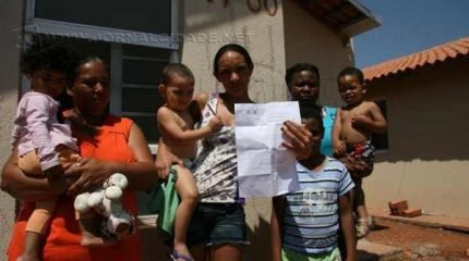 Famílias ocupantes das moradias no conjunto habitacional