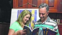 Nanci Bissoli Oliveira e João Henrique Hansen, coautores do livro Dourada História