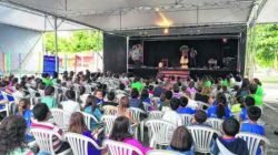 Teatro, cinema e um parquinho são atrações que chegam ao Lago Azul nesta quarta-feira