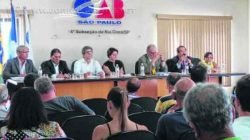 Autoridades e representantes de entidades se reuniram na sede da OAB no último dia 26 de fevereiro para discutir a reativação do trem de passageiros