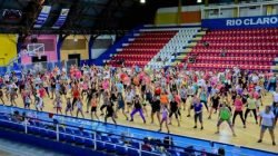 As aulas de Zumba que acontecem de forma gratuita à população