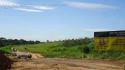 As obras no canteiro da Estação de Tratamento de Esgoto Sanitário (ETE) estão aceleradas