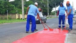 Além dos 28 km de ciclofaixas, a área urbana do município tem uma rede de ciclovias com extensão de seis quilômetros