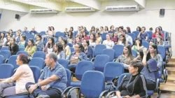 Alunos ingressantes do Instituto de Biociências da Unesp de Rio Claro participam de atividade de recepção. Programação continua ao longo do mês de março