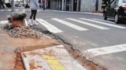 Nesta semana, novas rampas foram colocadas em frente ao prédio da Prefeitura e serão distribuídas em toda a área central