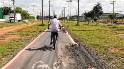 Diariamente a ciclovia é utilizada por trabalhadores das empresas instaladas no Distrito Industrial de Rio Claro, na zona norte