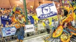 Primeiro casal de mestre-sala e porta-bandeira da Samuca estará na Águia de Ouro em fevereiro