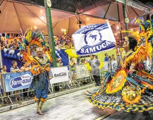 Primeiro casal de mestre-sala e porta-bandeira da Samuca estará na Águia de Ouro em fevereiro