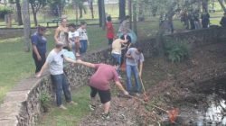 Os trabalhos foram realizados ao longo do dia 8 de abril no Parque Municipal do Lago Azul