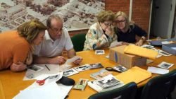 A presidente do Conselho Superior e historiadora Hélia Gimenez Machado, Sr. Antonio Rodrigues Ferreira, Sra. Dolores Gimenez e a conselheira Ciciliana di Batista.