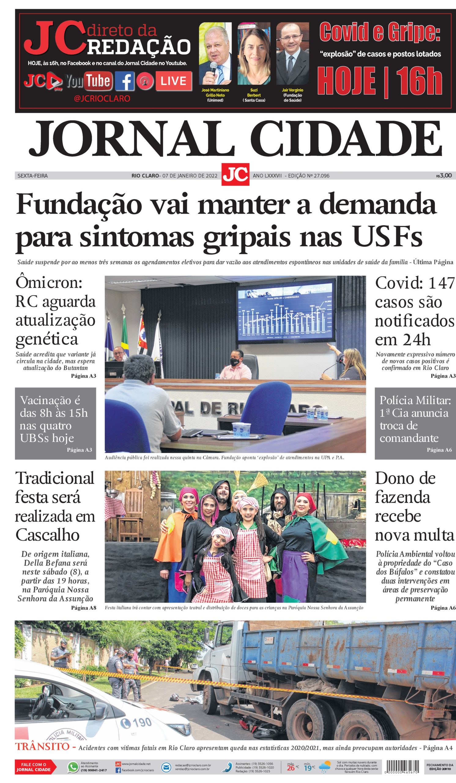 Jornal Cidade 07 De Janeiro De 2022 Jornal Cidade Rc 7769