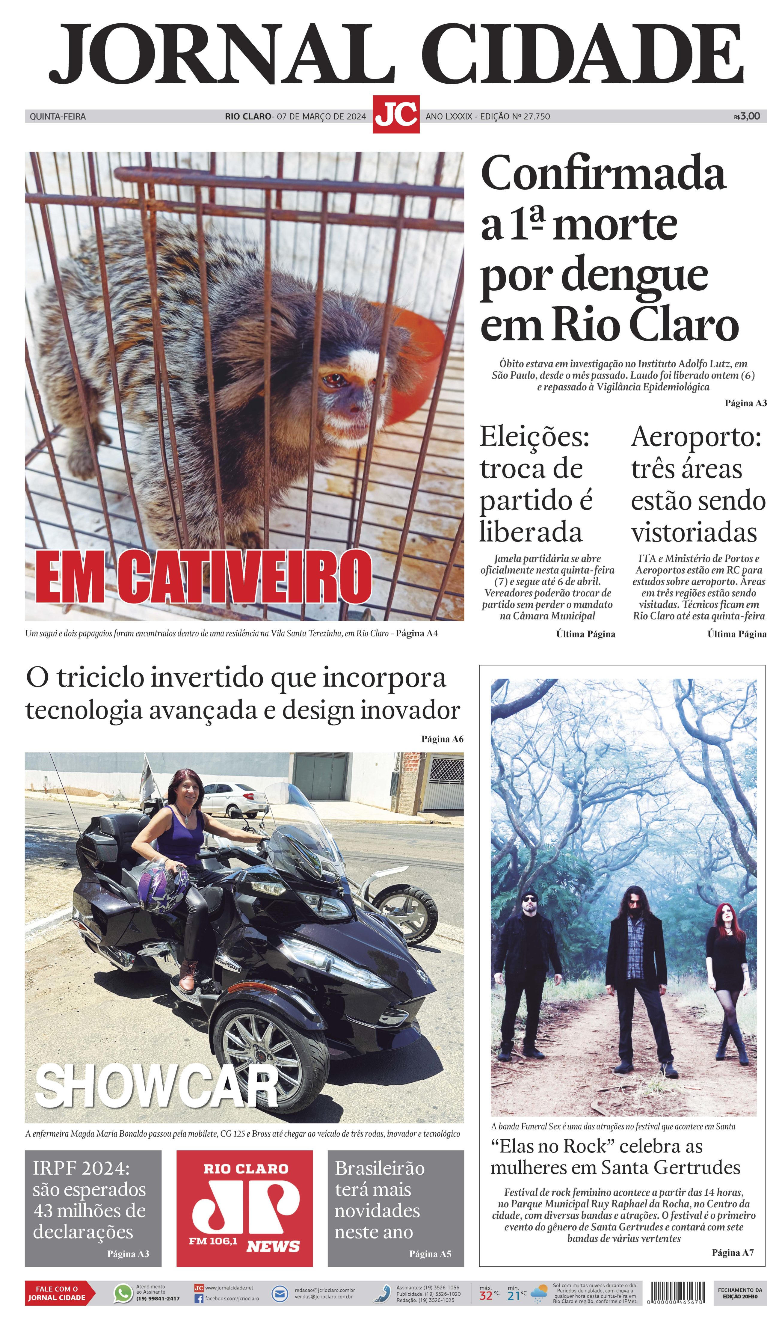 JORNAL CIDADE 07 DE MARÇO DE 2024 - Jornal Cidade RC